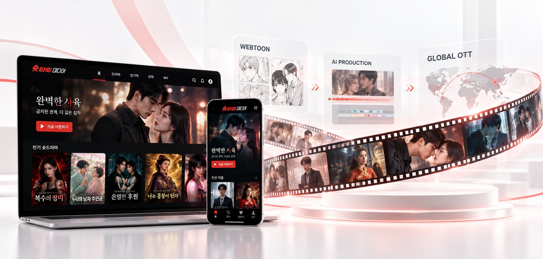 WEBTOON → AI PRODUCTION → GLOBAL OTT